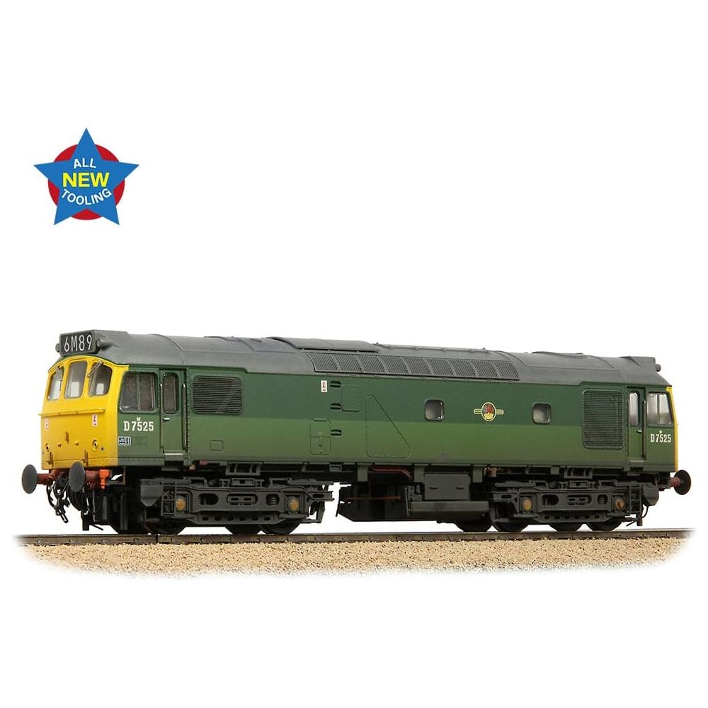 BRANCHLINE Class 25/2 D7525 BR Two-Tone Green (Full Yellow Ends) [W]