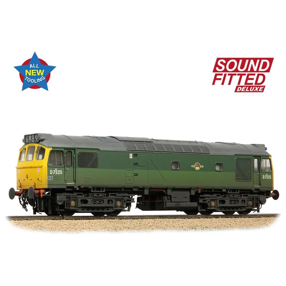 BRANCHLINE Class 25/2 D7525 BR Two-Tone Green (Full Yellow Ends) [W]