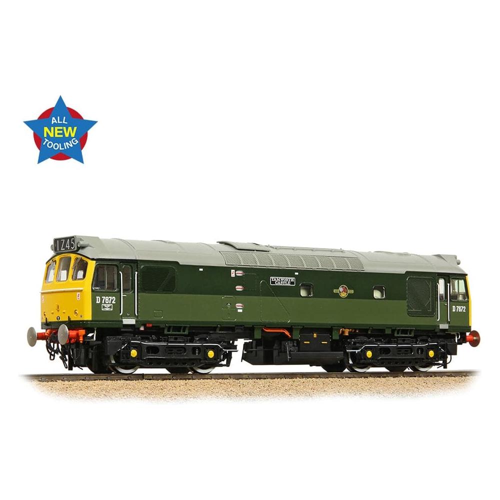 BRANCHLINE Class 25/3 D7672 'Tamworth Castle' BR Two-Tone Green (Full Yell. Ends)