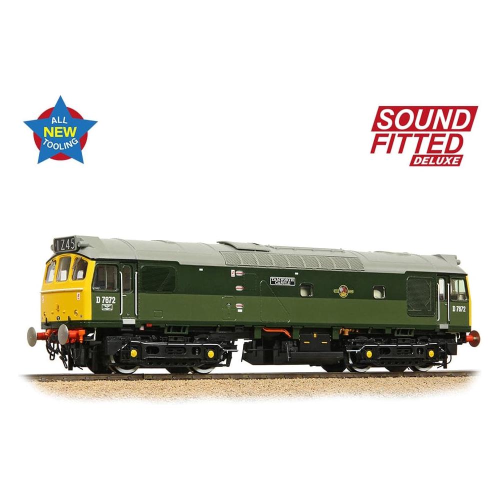 BRANCHLINE Class 25/3 D7672 'Tamworth Castle' BR Two-Tone Green (Full Yell. Ends)