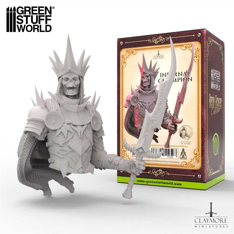 GREEN STUFF WORLD Claymore Miniatures - Infernal Champion