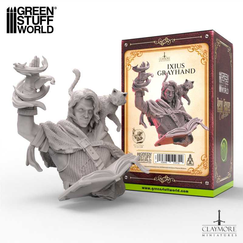 GREEN STUFF WORLD Claymore Miniatures - Ixius Grayhand