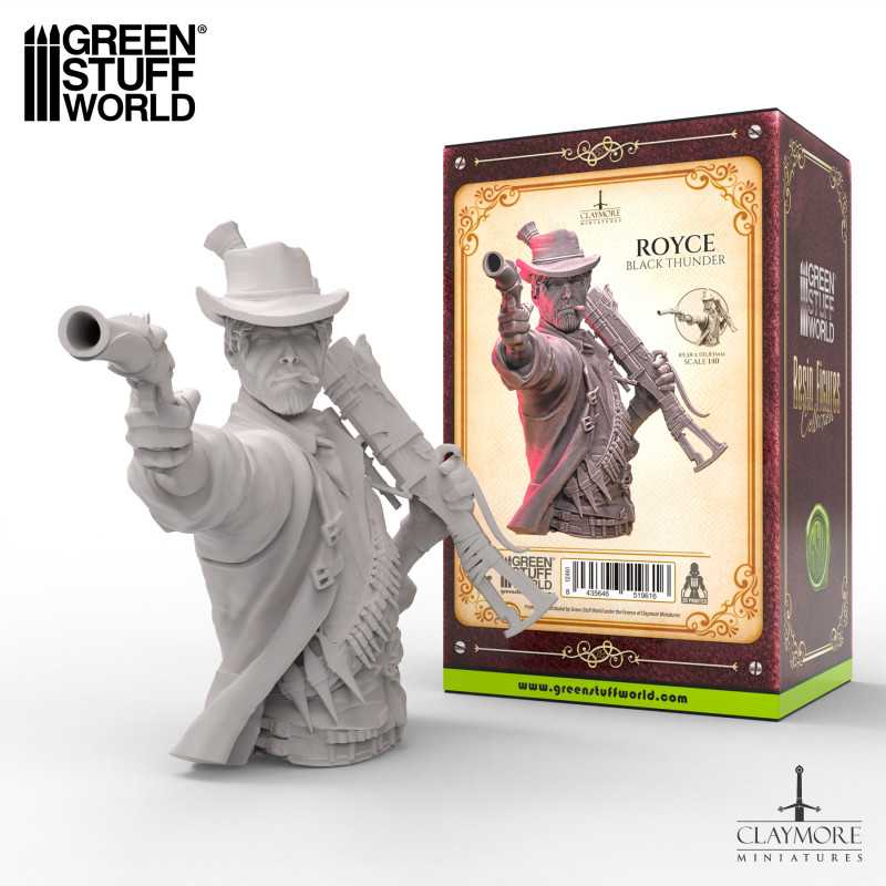 GREEN STUFF WORLD Claymore Miniatures - Royce Black Thunder