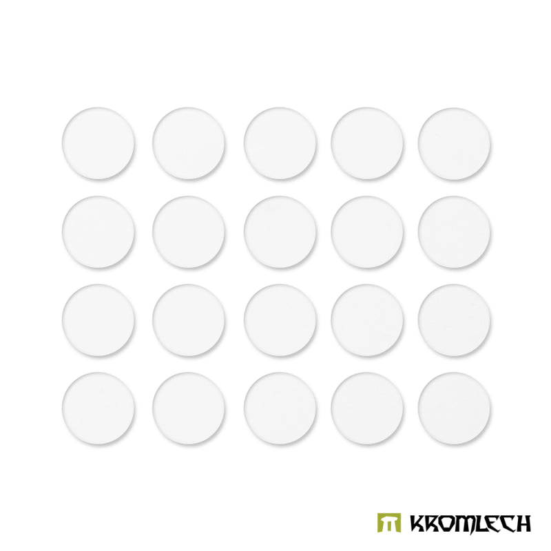 KROMLECH Clear Acrylic Legion Bases &ndash; 27 mm