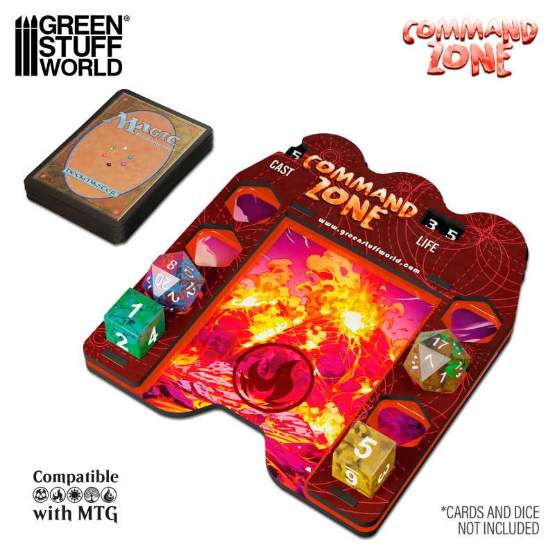 GREEN STUFF WORLD Command Zone Tray - Mountain