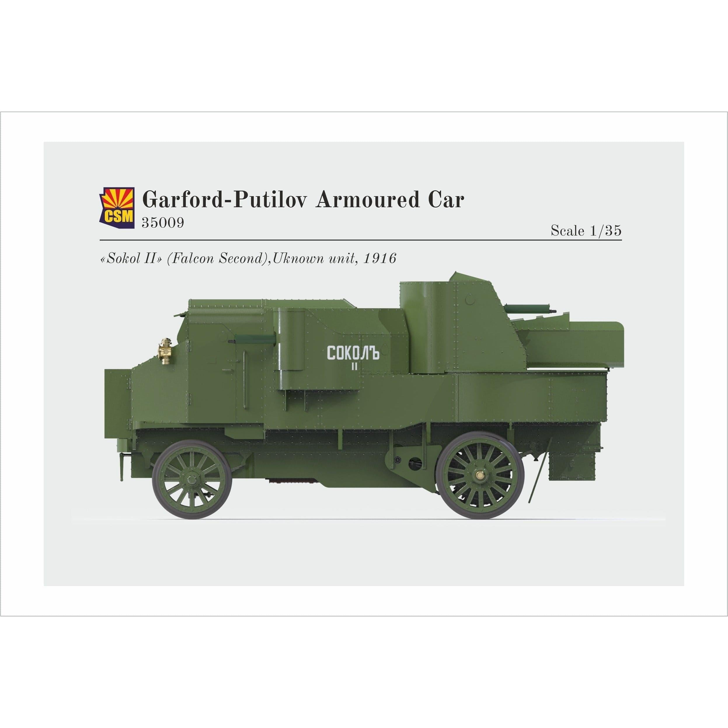 COPPER STATE MODELS 1/35 Garford-Putilov Armoured Car