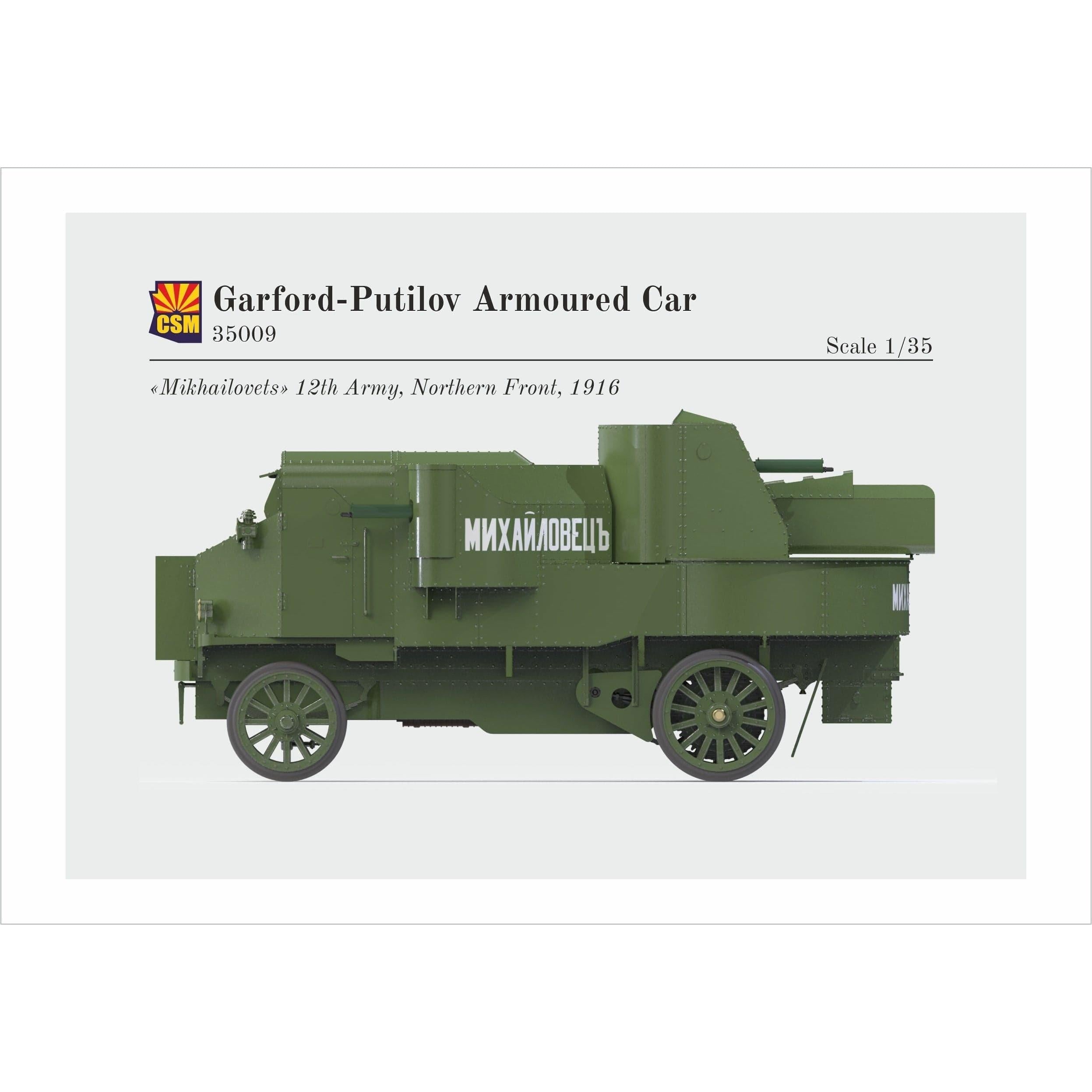 COPPER STATE MODELS 1/35 Garford-Putilov Armoured Car