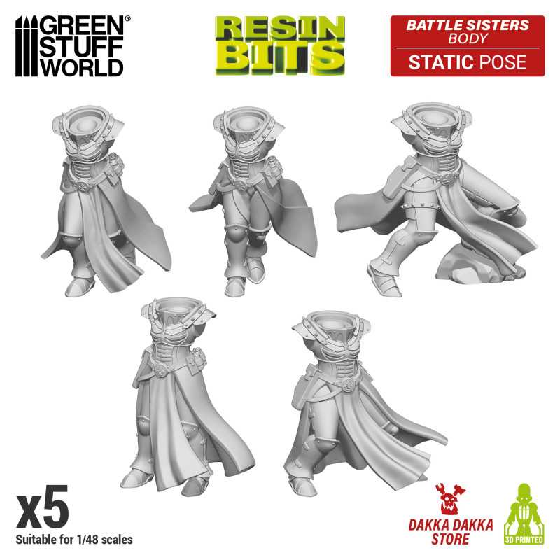 GREEN STUFF WORLD DakkaDakka - Battle Sisters of Repentance - Bodys