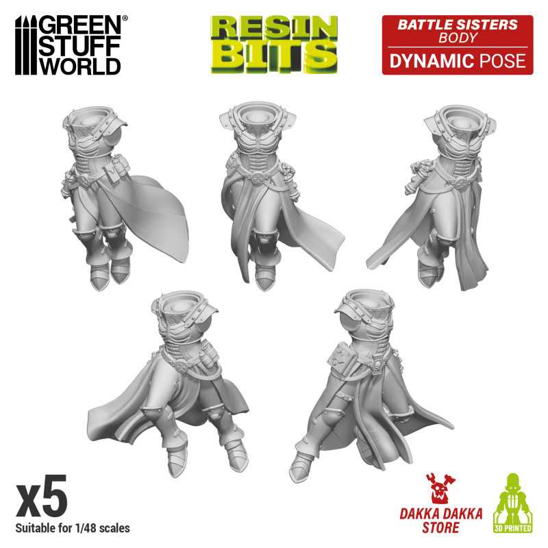 GREEN STUFF WORLD DakkaDakka - Battle Sisters of Repentance - Dynamic Pose Bodys