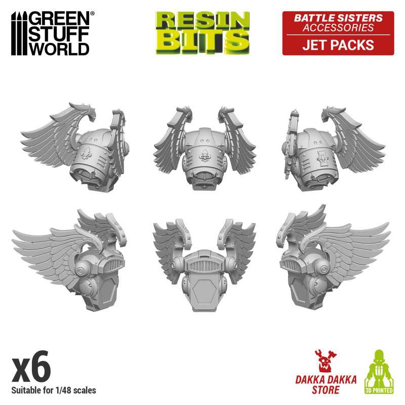 GREEN STUFF WORLD DakkaDakka - Battle Sisters of Repentance - Jet Packs