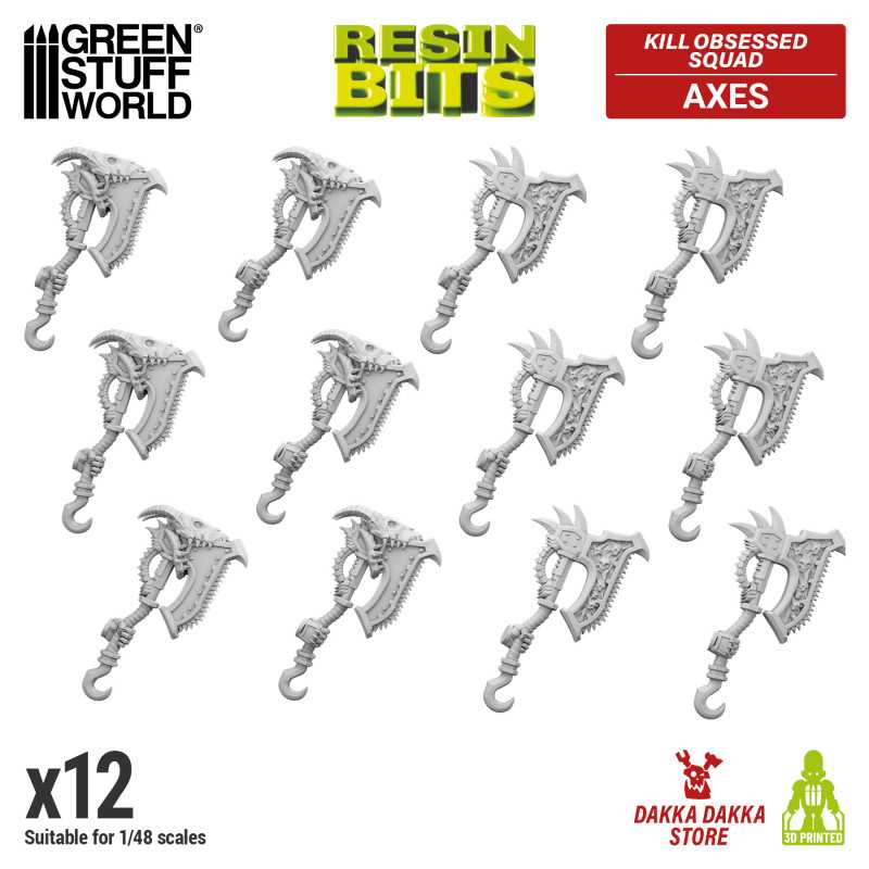 GREEN STUFF WORLD DakkaDakka - Kill Obsessed Squad - Axes