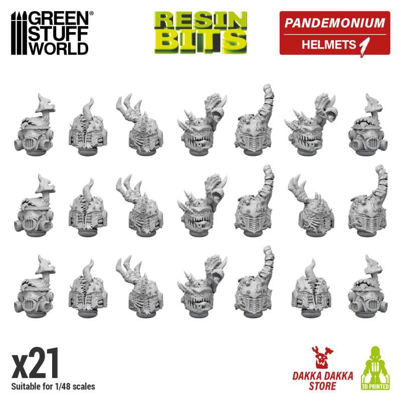 GREEN STUFF WORLD DakkaDakka - Pandemonium - Heads