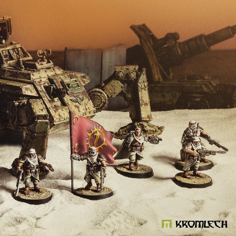 KROMLECH Desert Raiders Command Squad (5)