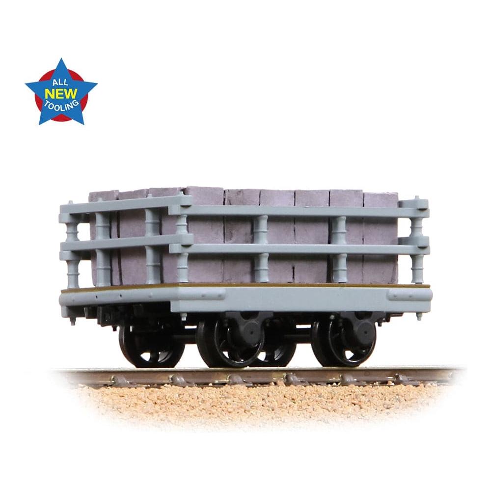 BACHMANN NARROW GAUGE NG7 Dinorwic Slate Wagon with sides Grey [WL]
