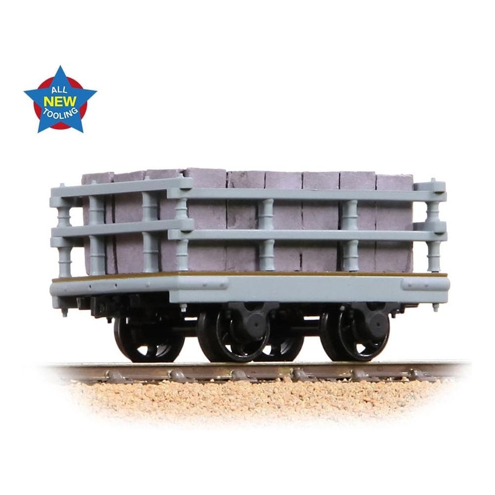 BACHMANN NARROW GAUGE NG7 Dinorwic Slate Wagon with sides Grey [WL]