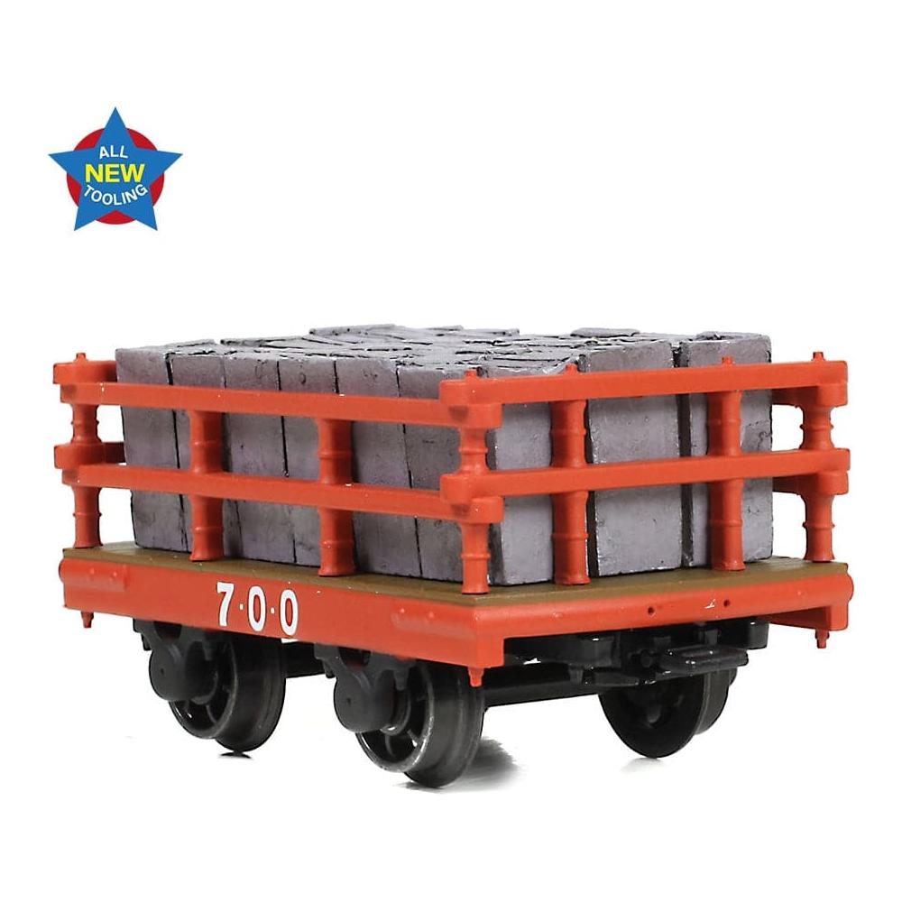 BACHMANN NARROW GAUGE NG7 Dinorwic Slate Wagon with sides Red [WL]