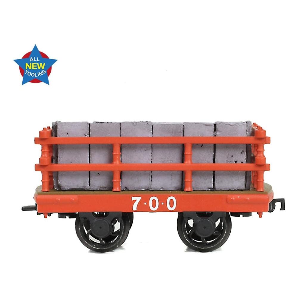 BACHMANN NARROW GAUGE NG7 Dinorwic Slate Wagon with sides Red [WL]