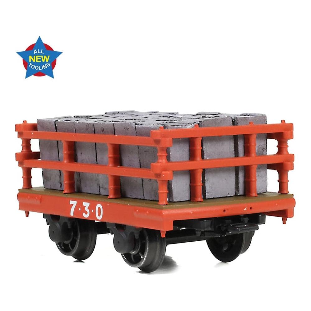 BACHMANN NARROW GAUGE NG7 Dinorwic Slate Wagon with sides Red [WL]