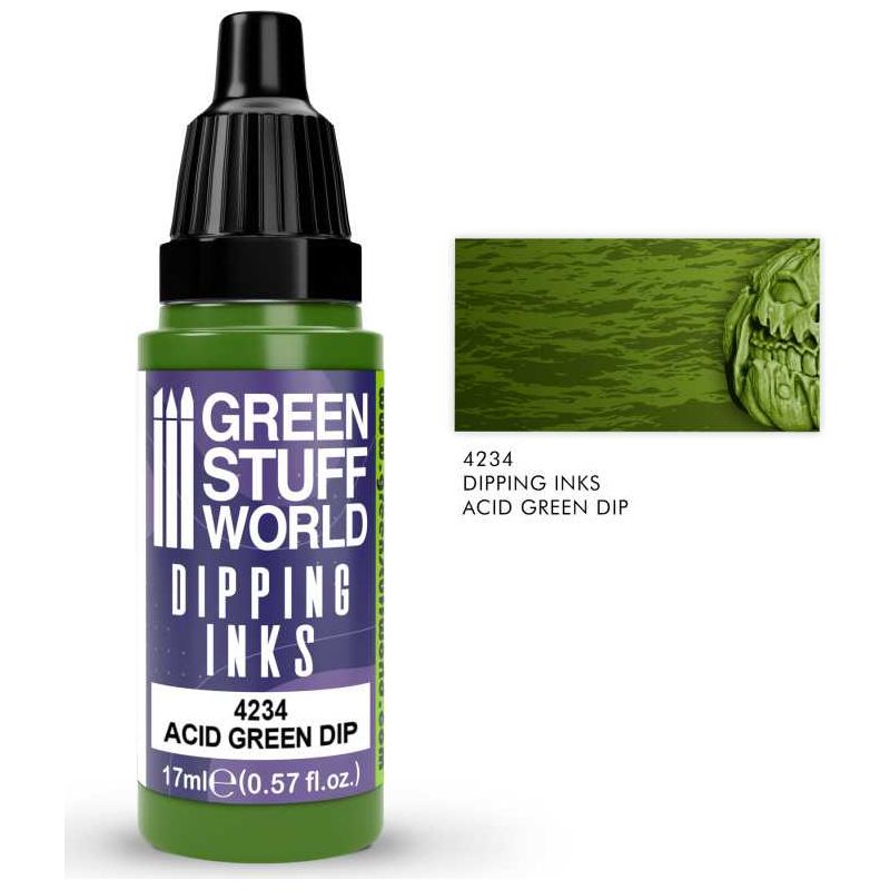 GREEN STUFF WORLD Dipping ink 17 ml - Acid Green Dip