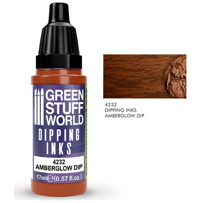 GREEN STUFF WORLD Dipping ink 17 ml - Amberglow Dip