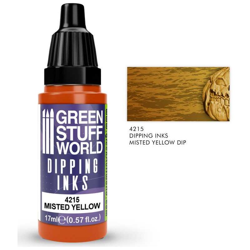 GREEN STUFF WORLD Dipping ink 17 ml - Misted Yellow Dip