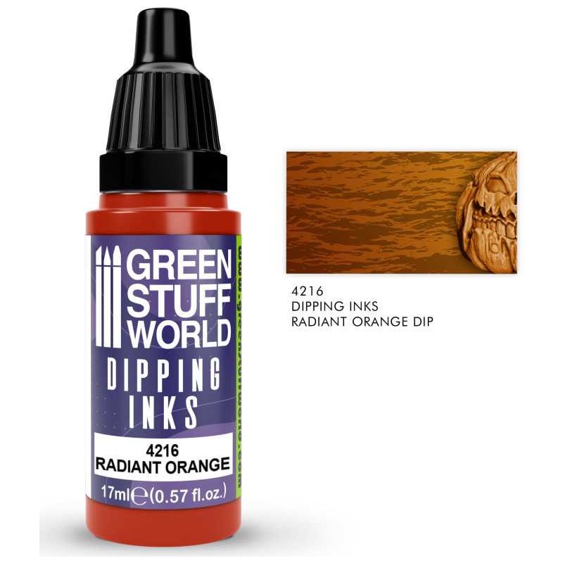 GREEN STUFF WORLD Dipping ink 17 ml - Radiant Orange Dip