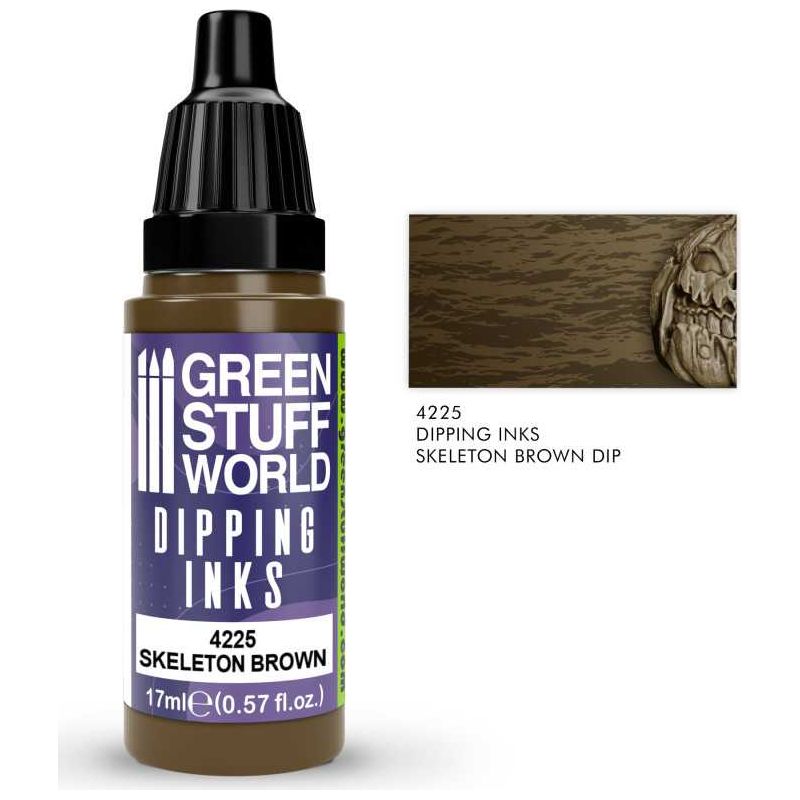 GREEN STUFF WORLD Dipping ink 17 ml - Skeleton Brown Dip