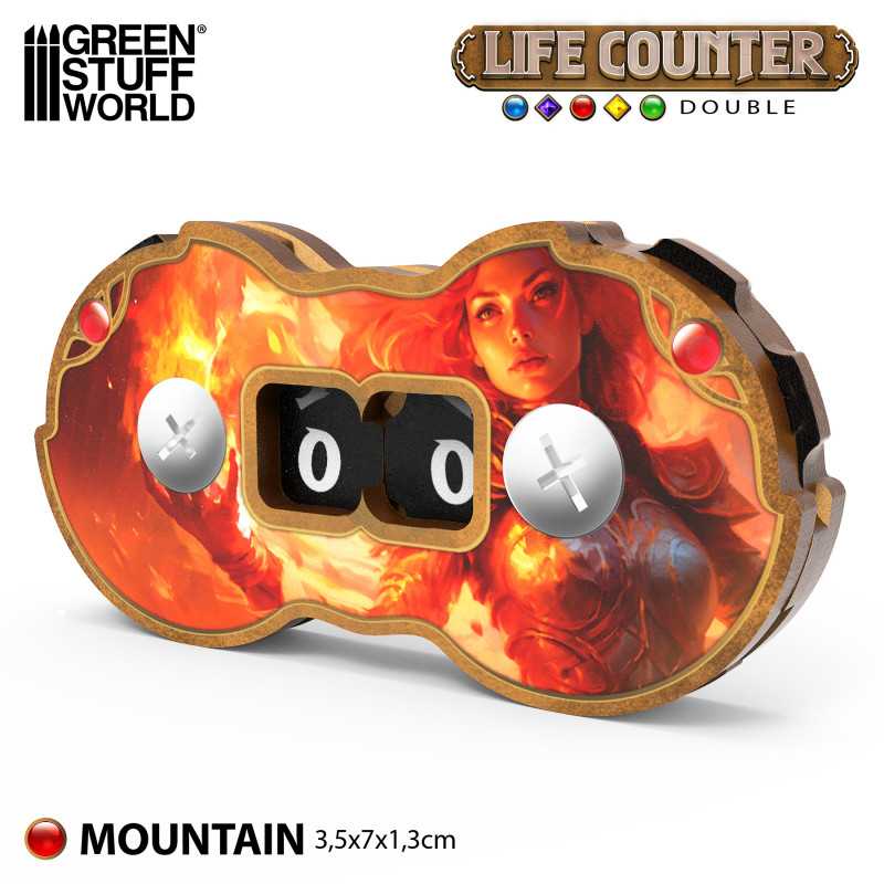 GREEN STUFF WORLD Double life counters - Mountain