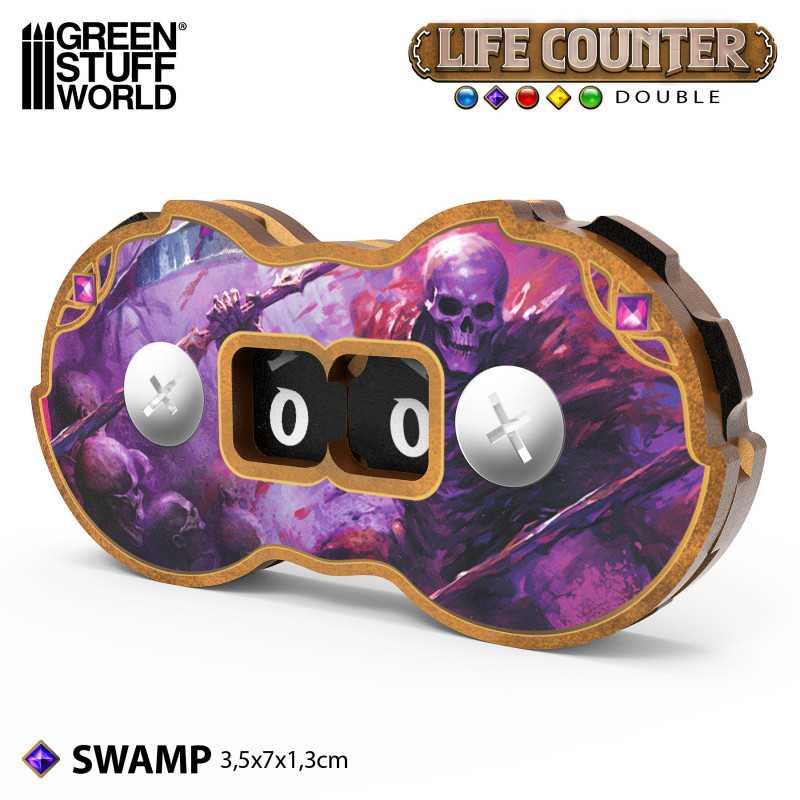 GREEN STUFF WORLD Double life counters - Swamp