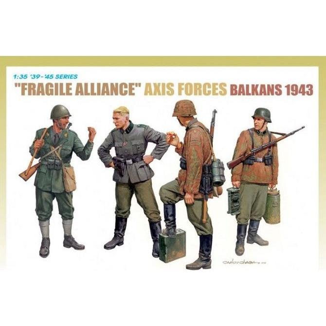 DRAGON 1/35 "Fragile Alliance" Axis Forces (Balkans 1943)