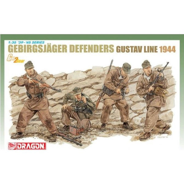 DRAGON 1/35 Gebirgsjager Defense (Gustav Line 1944)