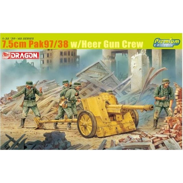 DRAGON 1/35 7.5cm PaK 97/38 w/Heer Gun Crew