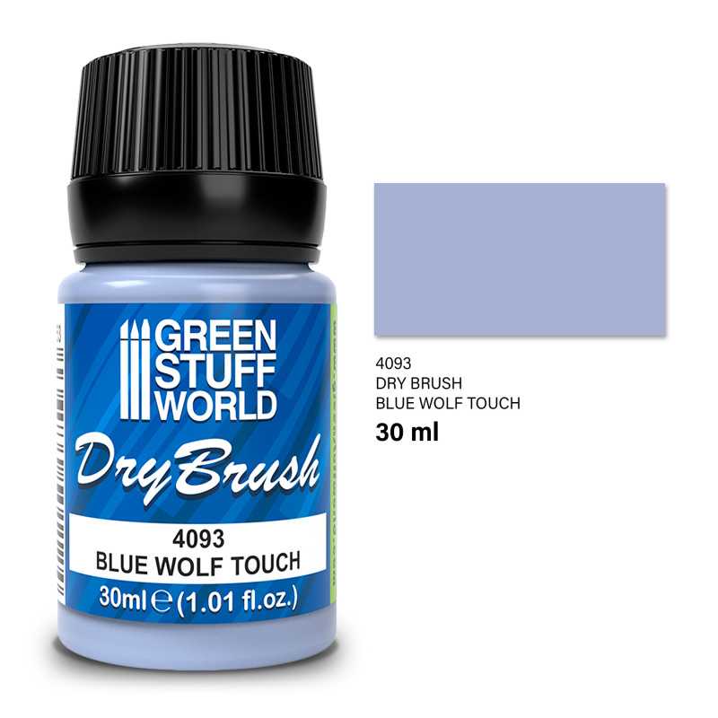 GREEN STUFF WORLD Dry Brush - BLUE WOLF TOUCH 30 ml