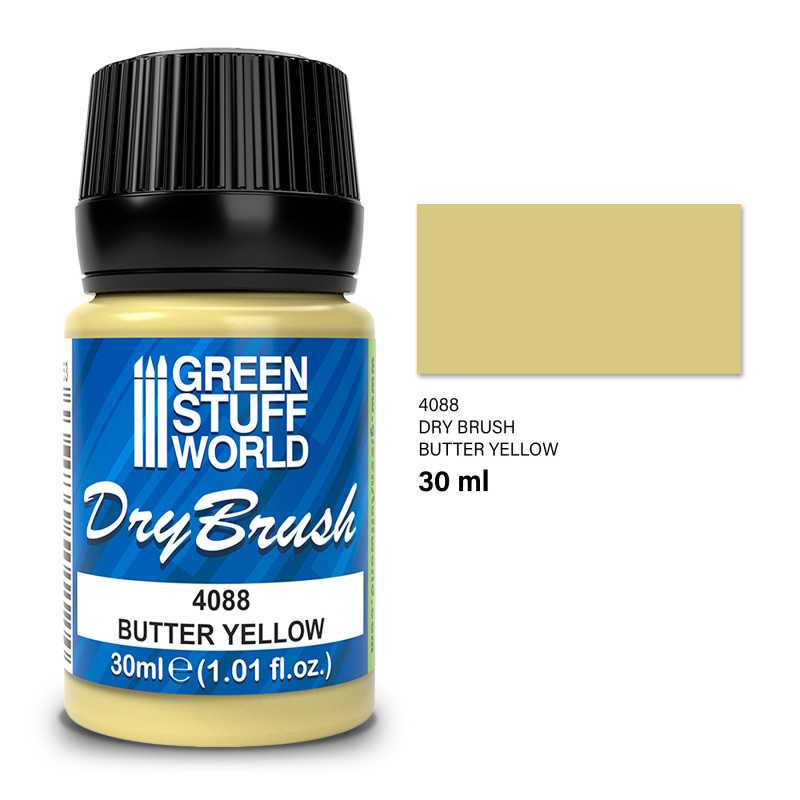 GREEN STUFF WORLD Dry Brush - BUTTER YELLOW 30 ml