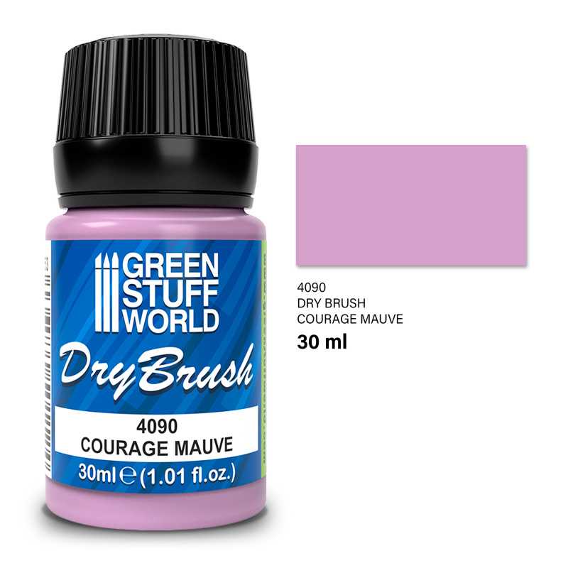 GREEN STUFF WORLD Dry Brush - COURAGE MAUVE 30 ml