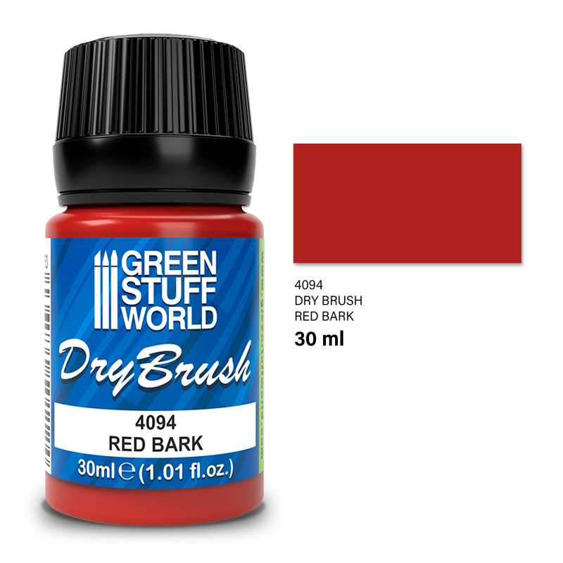 GREEN STUFF WORLD Dry Brush - RED BARK 30 ml