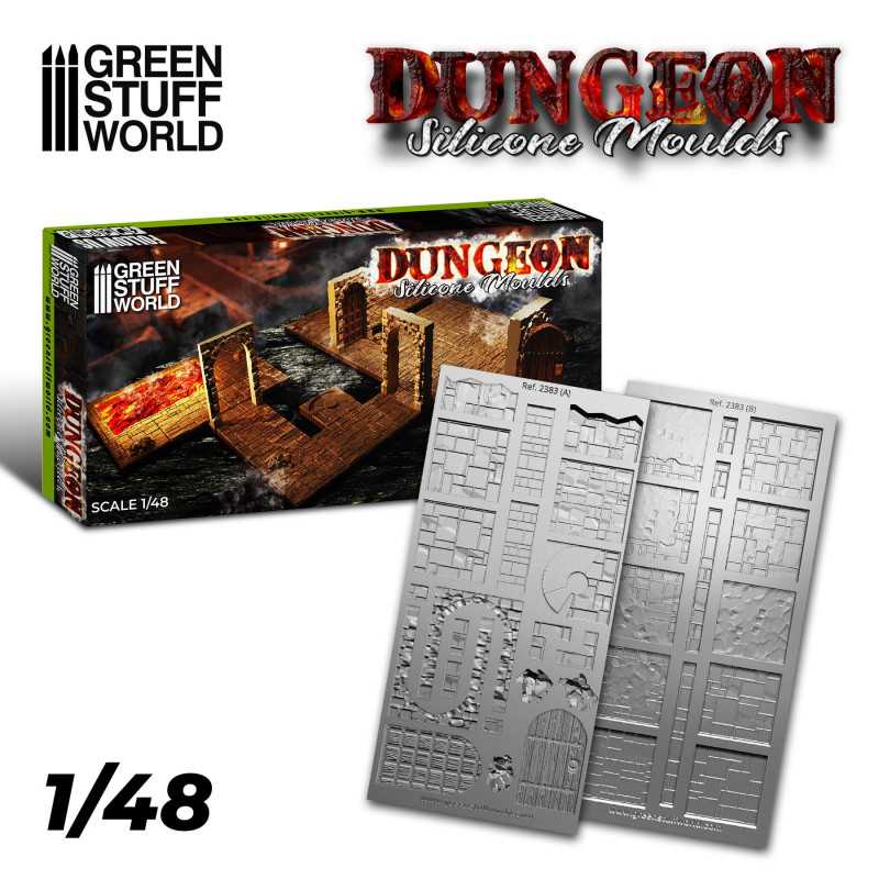 GREEN STUFF WORLD Dungeon Silicone mold