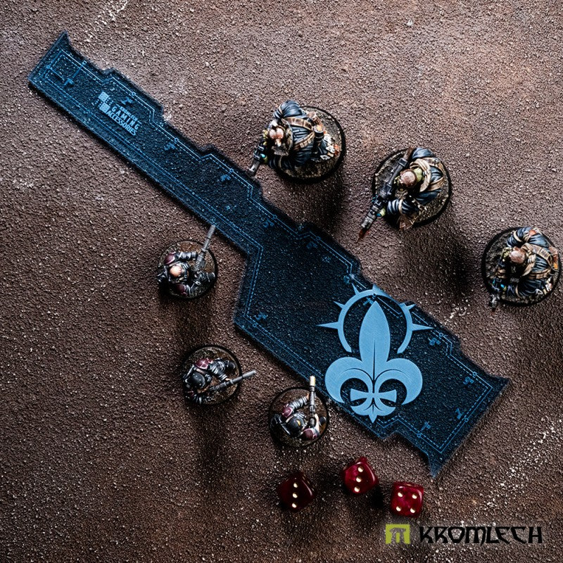 KROMLECH Dvergr Commando Battle Ruler 9 Inch - Blue