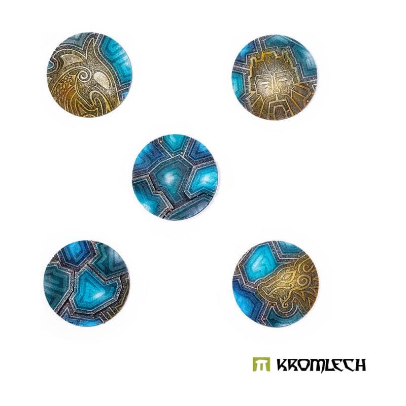 KROMLECH Dvergr Spaceship 50mm Round Base Toppers - 47 mm