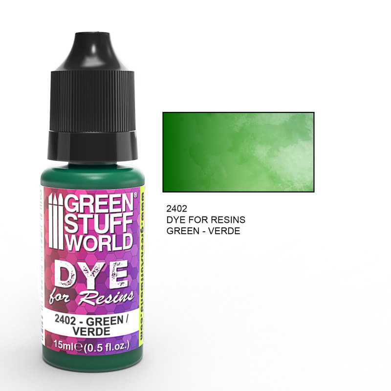 GREEN STUFF WORLD Dye for Resins GREEN