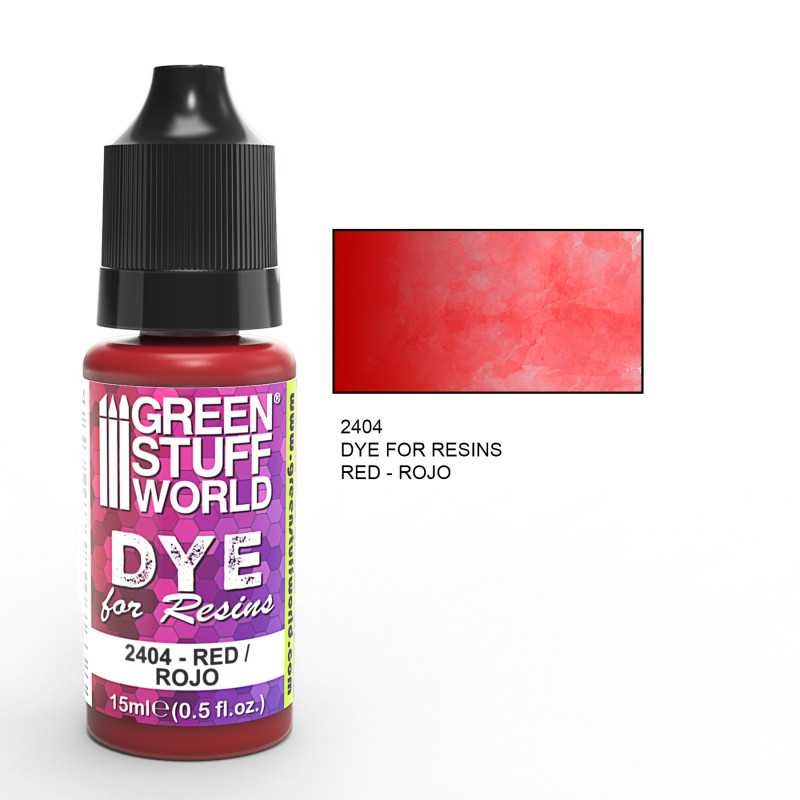 GREEN STUFF WORLD Dye for Resins RED