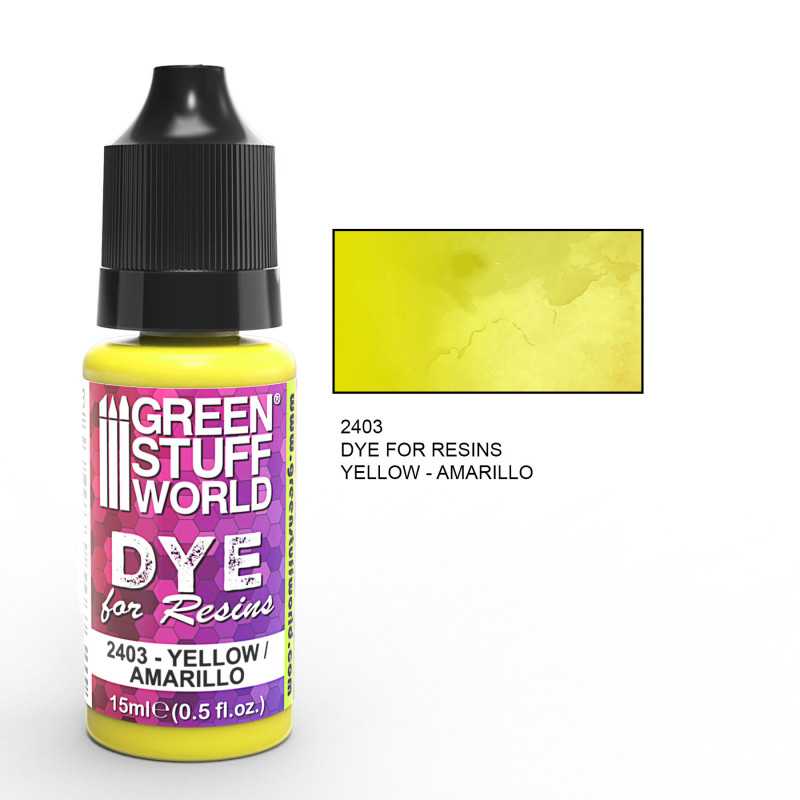 GREEN STUFF WORLD Dye for Resins YELLOW