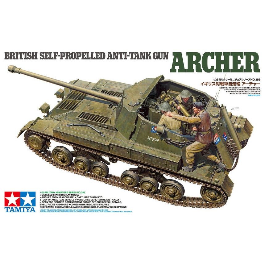 TAMIYA 1/35 British Self-Propelled Anti-Tank Gun Archer