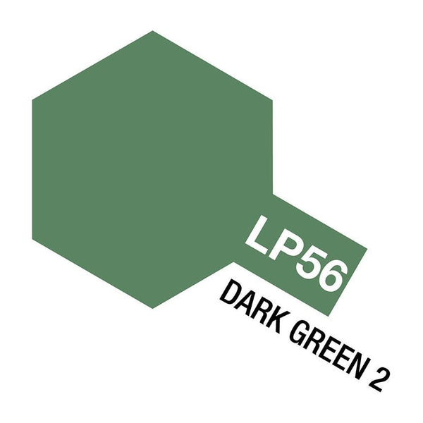 TAMIYA LP-56 Dark Green 2 Lacquer Paint 10ml 82156