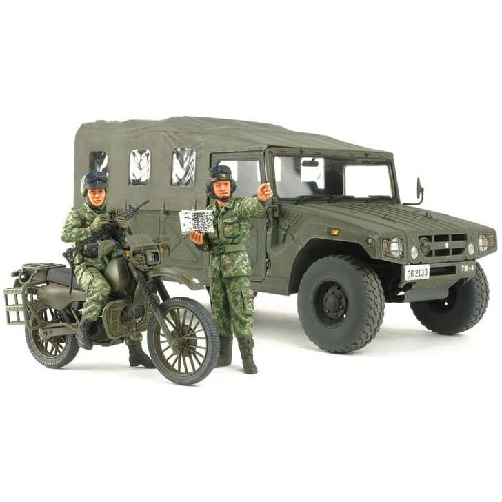 TAMIYA 1/35 JGSDF Recon. Motorcycle & High Mobility Vehicle