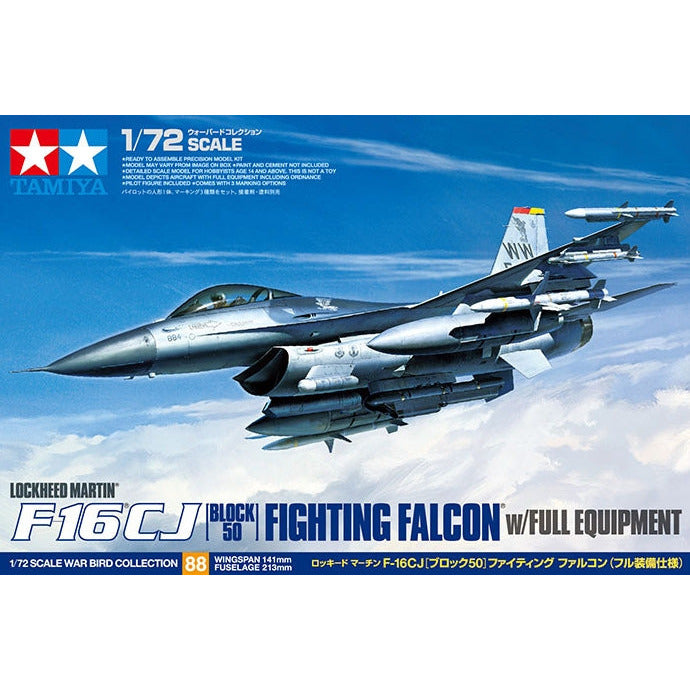 TAMIYA 1/72 Lockheed Martin F16CJ Fighting Falcon