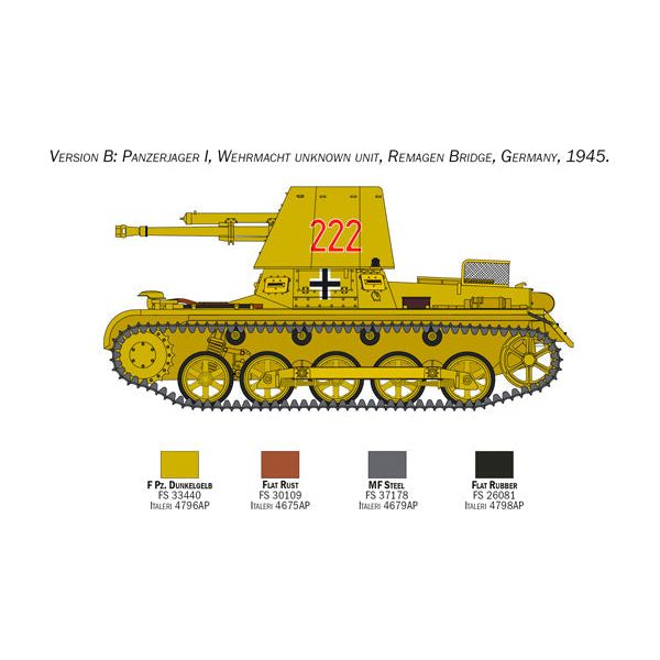 ITALERI 1/35 Panzerjager I Tank