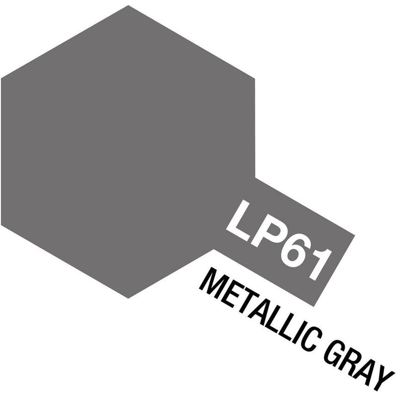TAMIYA LP-61 Metallic Gray Lacquer Paint 10ml 82161