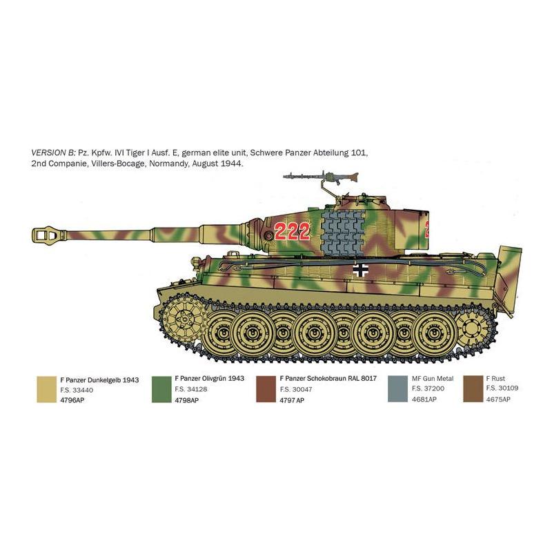 ITALERI 1/35 Pz.Kpfw. VI Tiger I Ausf.E D-Day 80th Anniversary