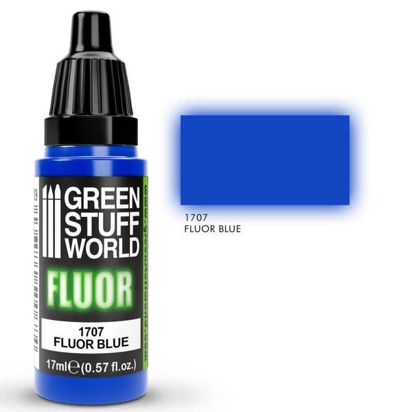 GREEN STUFF WORLD Fluor Paint Blue 17ml